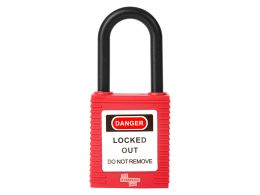 Nylon Shackle Safety Padlock