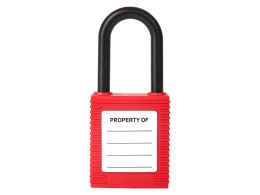 Nylon Shackle Safety Padlock