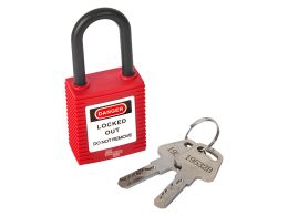 Nylon Shackle Safety Padlock