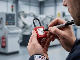 Nylon Shackle Safety Padlock