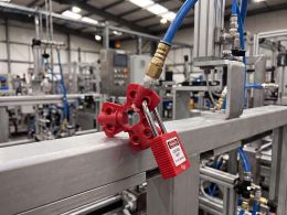 Pneumatic Quick-Disconnect Lockout