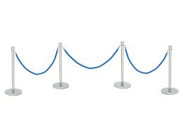 Post and Rope Barrier