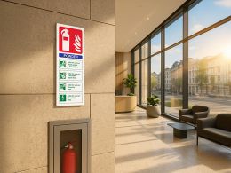 Powder Fire Extinguisher Sign