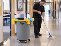Rolling Bin with Rim Caddy