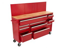 Rolling Workbench with Pegboard