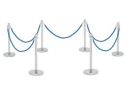 Rope and Post Barrier