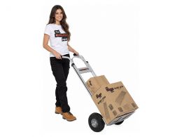 Aluminium Sack Truck - Pneumatic Tyres - 300kg Max Load