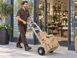 Aluminium Sack Truck - Pneumatic Tyres - 300kg Max Load