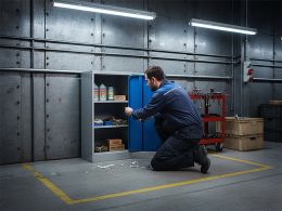 Secure Metal Cabinet