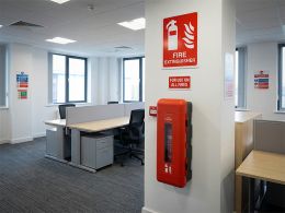 Single Fire Extinguisher Cabinet