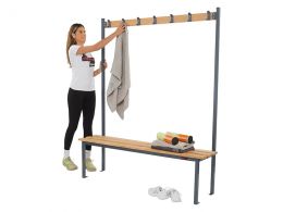 Single Sided Cloakroom Bench