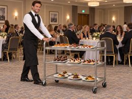 Stainless Steel Service Trolley