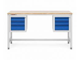 Steel Workbench with Drawers
