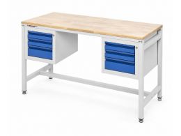Steel Workbench with Drawers