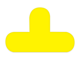 T Floor Signal Markers