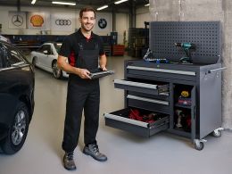Tool Box with Pegboard