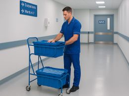 Tote Box Trolley