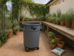 Utility Bin with Dolly