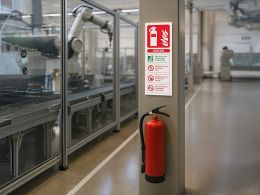 Water Fire Extinguisher Sign