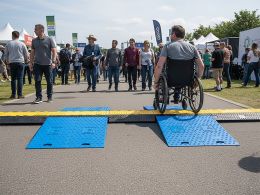 Wheelchair Ramp for Cable Protector