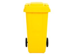 Yellow Wheelie Bin