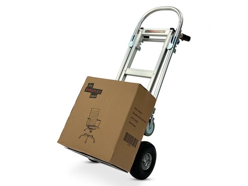 2-in-1 Sack Truck & Trolley - Aluminium - 300kg Max Load
