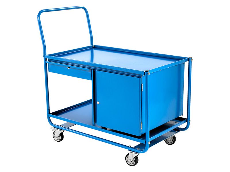 2 Tier Steel Trolley