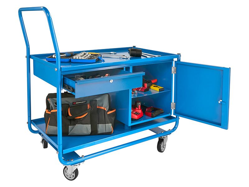 2 Tier Steel Trolley