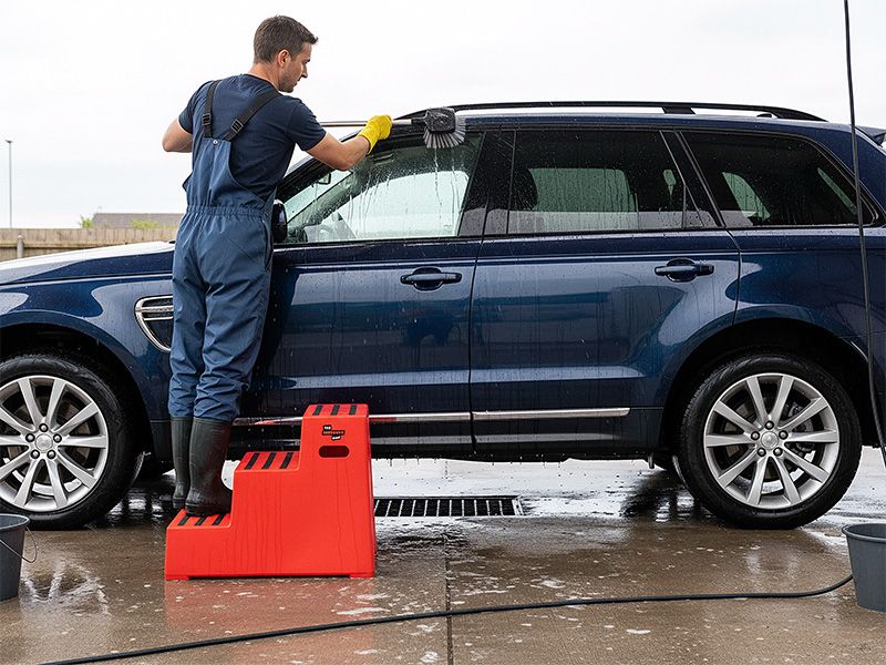 3 Step Plastic Steps