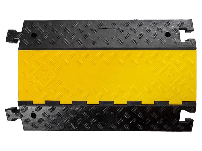5 Channel Cable Ramp - Hinged Lid - 6,000kg Axle Load