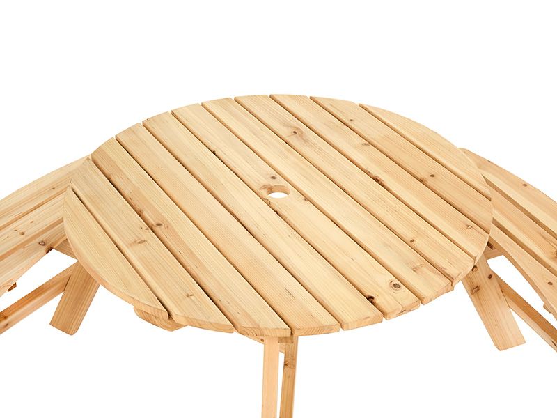 6 Seater Round Bench