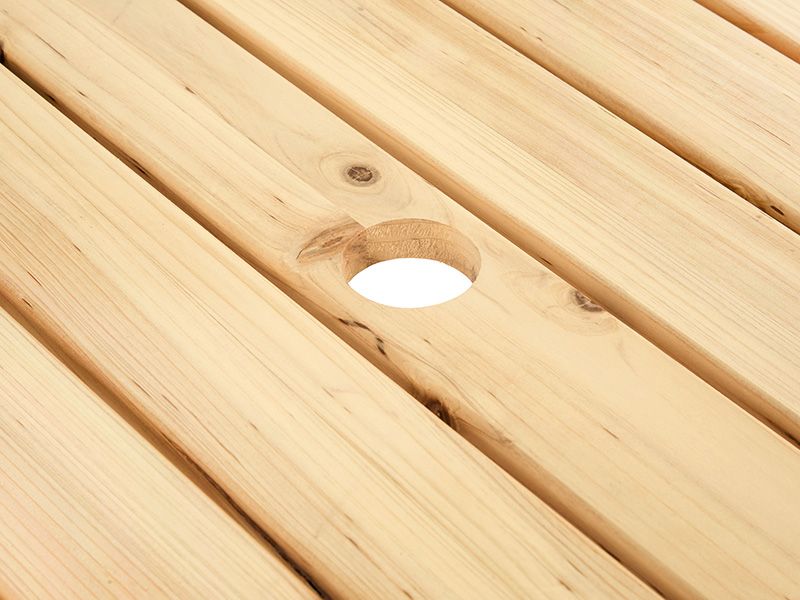 6 Seater Round Bench