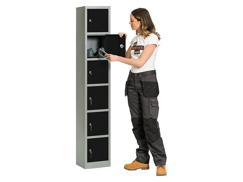 6 Tier Lockers