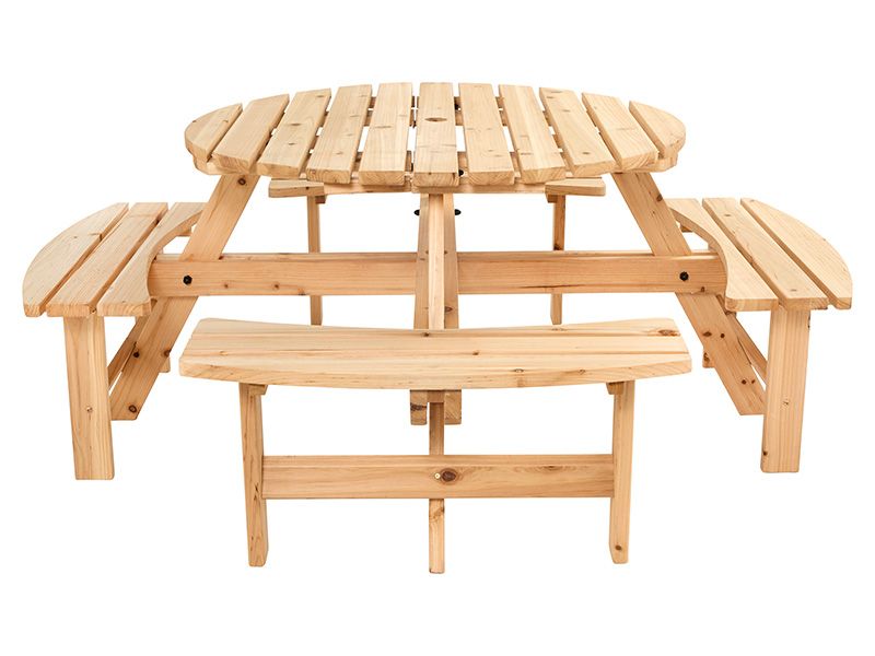 8 Seater Outdoor Bench