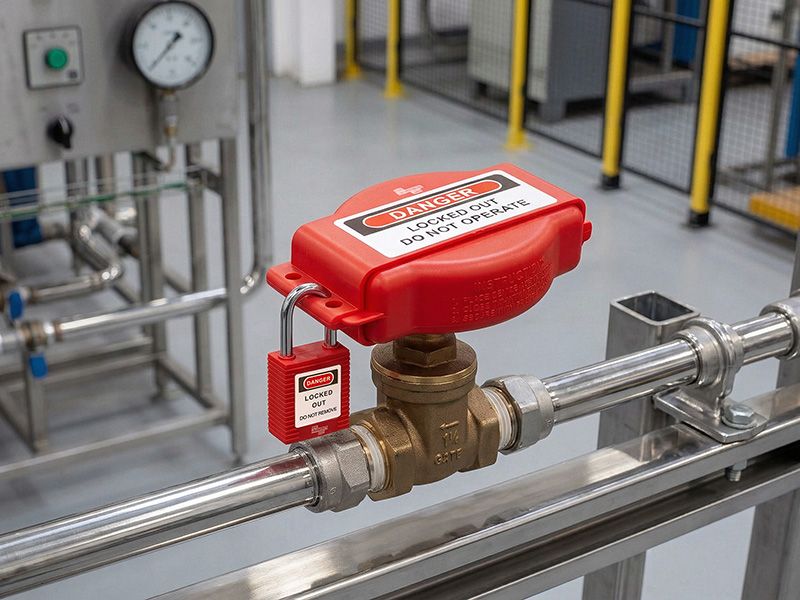 Adjustable Gate Valve Lockout