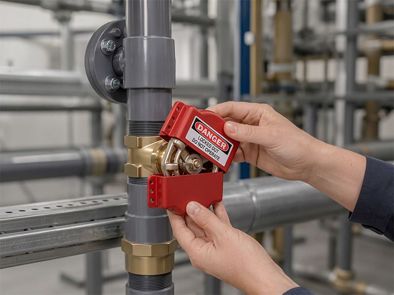 Adjustable Gate Valve Lockout