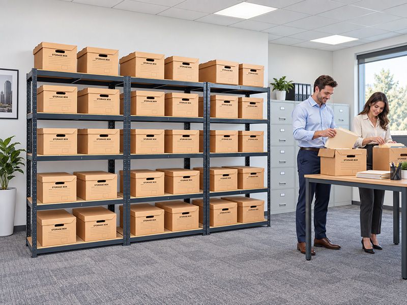 Archive Shelving System - 5 Shelves, 1800 × 2700 × 400mm - 175kg UDL Per Shelf