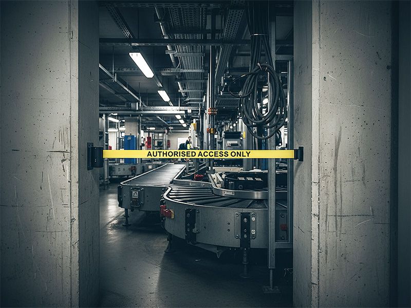 Authorised Access Belt Barrier