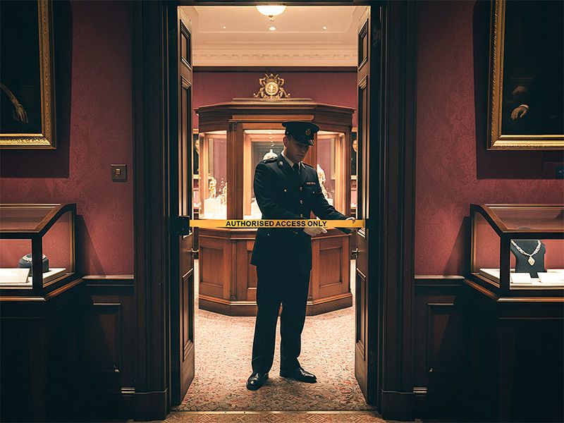 Authorised Access Belt Barrier