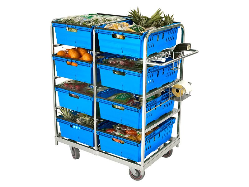 Bale Arm Crate Trolley