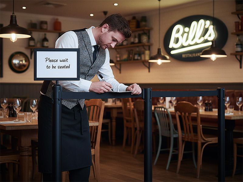 Belt Barrier Signholder