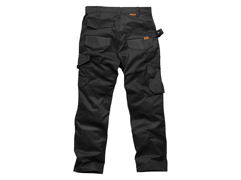 Scruffs Black Stretch Worker Trousers