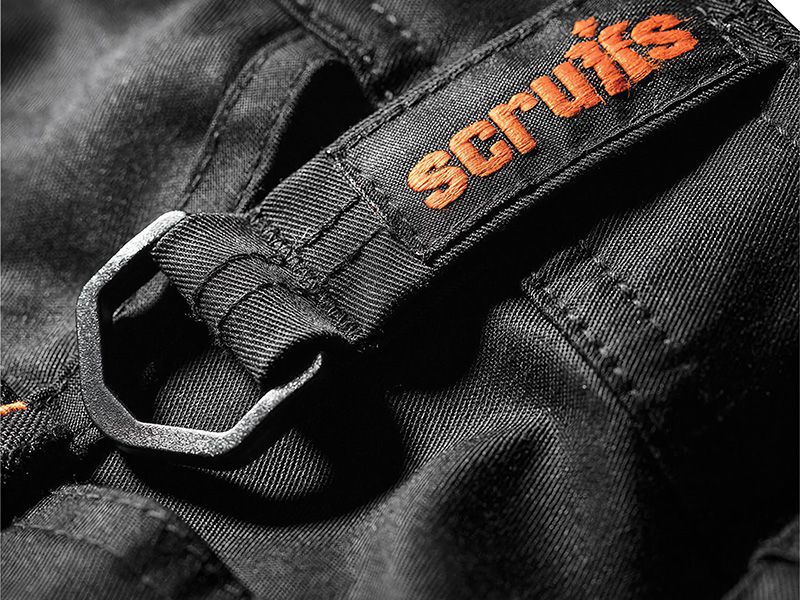 Scruffs Black Stretch Worker Trousers