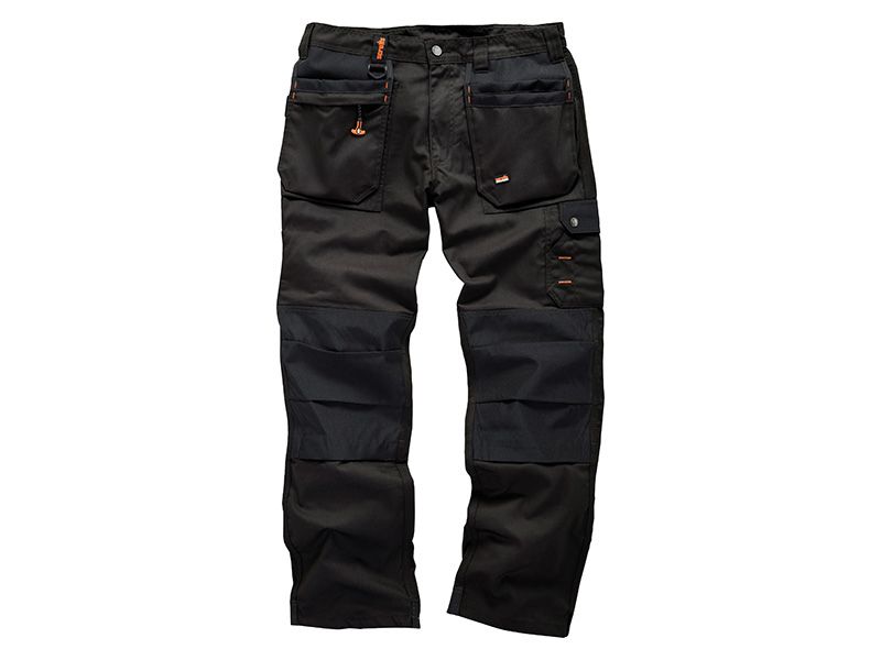 Scruffs Black Worker Holster Trousers
