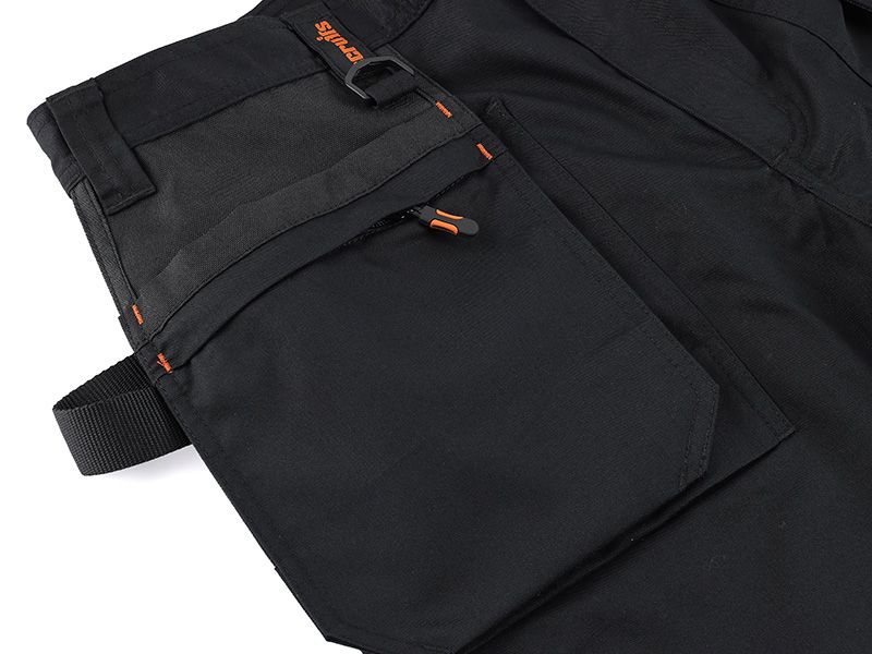 Scruffs Black Worker Holster Trousers