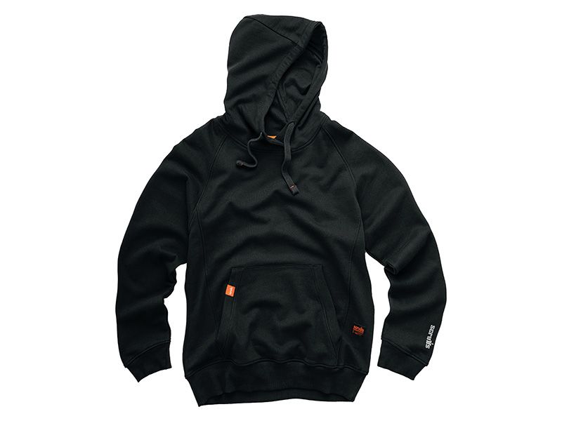 Scruffs Black Worker Hoodie
