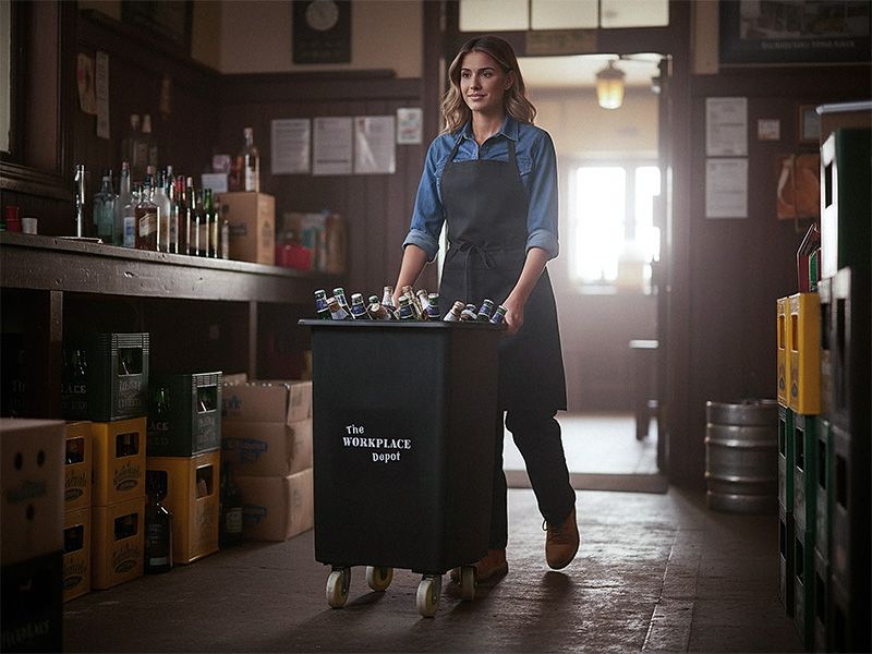 Bottle Skip on Wheels