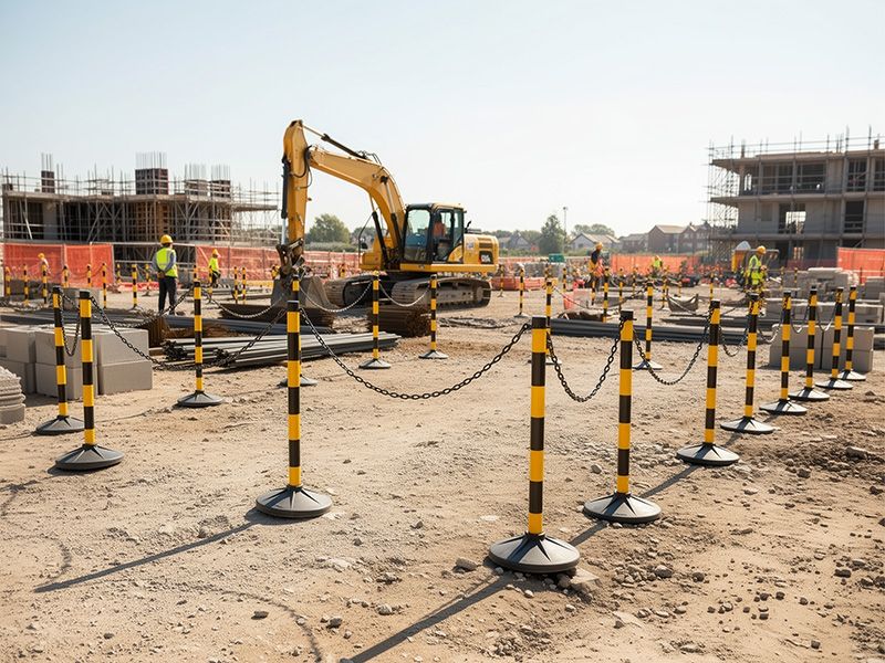 Post and Chain Barriers