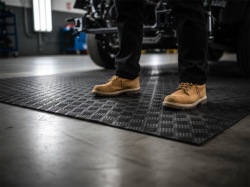 Chequered Rubber Matting Roll