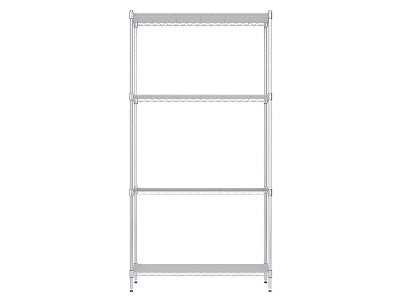 Chrome Shelving Unit
